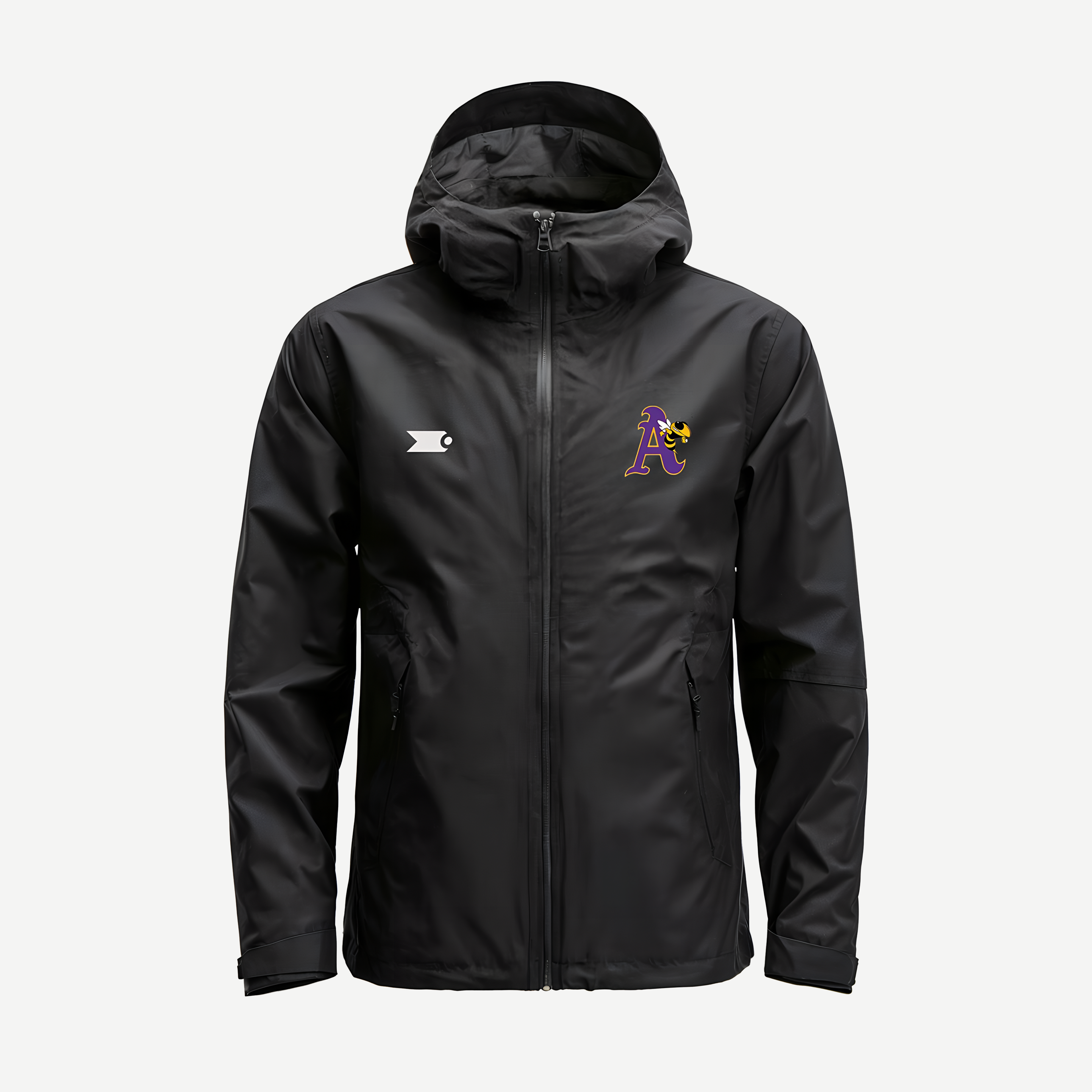 Avondale Premium Black Rain Jacket